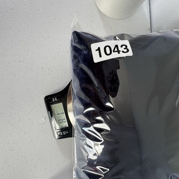 Fabletics Sz M Velour Wide-leg Jumpsuit Womens Navy Blue Zip Front Cozy NWT - Picture 12 of 12